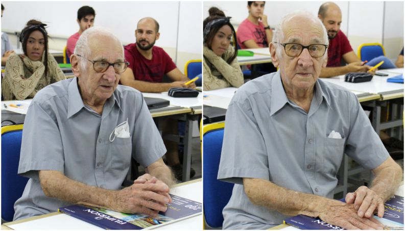 Leia mais sobre o artigo Aos 90 anos, avô realiza sonho de entrar na faculdade de Arquitetura