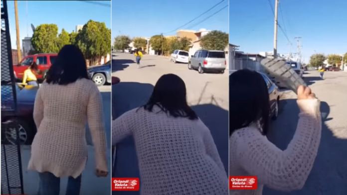 Read more about the article Vídeo de mãe viraliza ao acertar chinelo a mais de 40 metros de distância de sua filha; assista